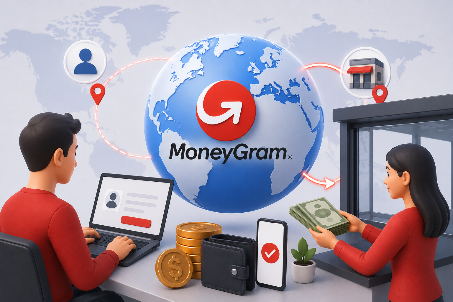 Переводы через MoneyGram по всему миру