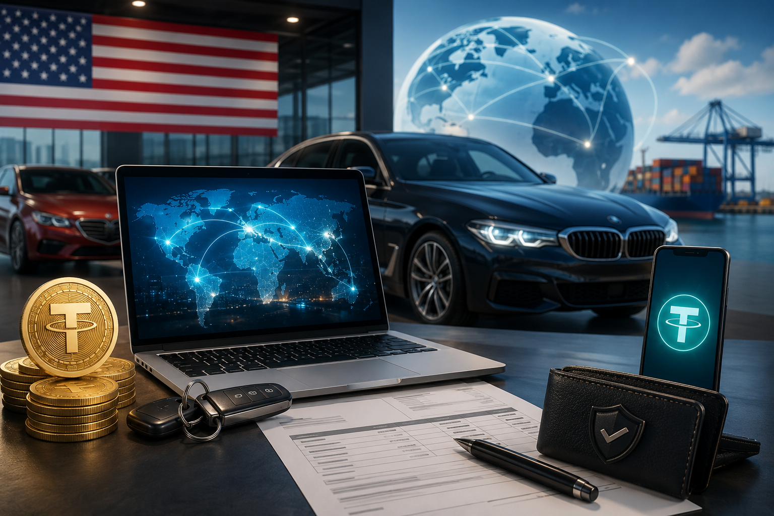 🚘 Оплата автомобилей в США с помощью криптовалюты