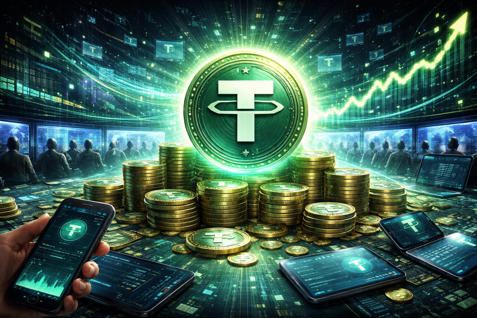 USDT усиливает позиции: Tether становится главным инструментом ликвидности на рынке