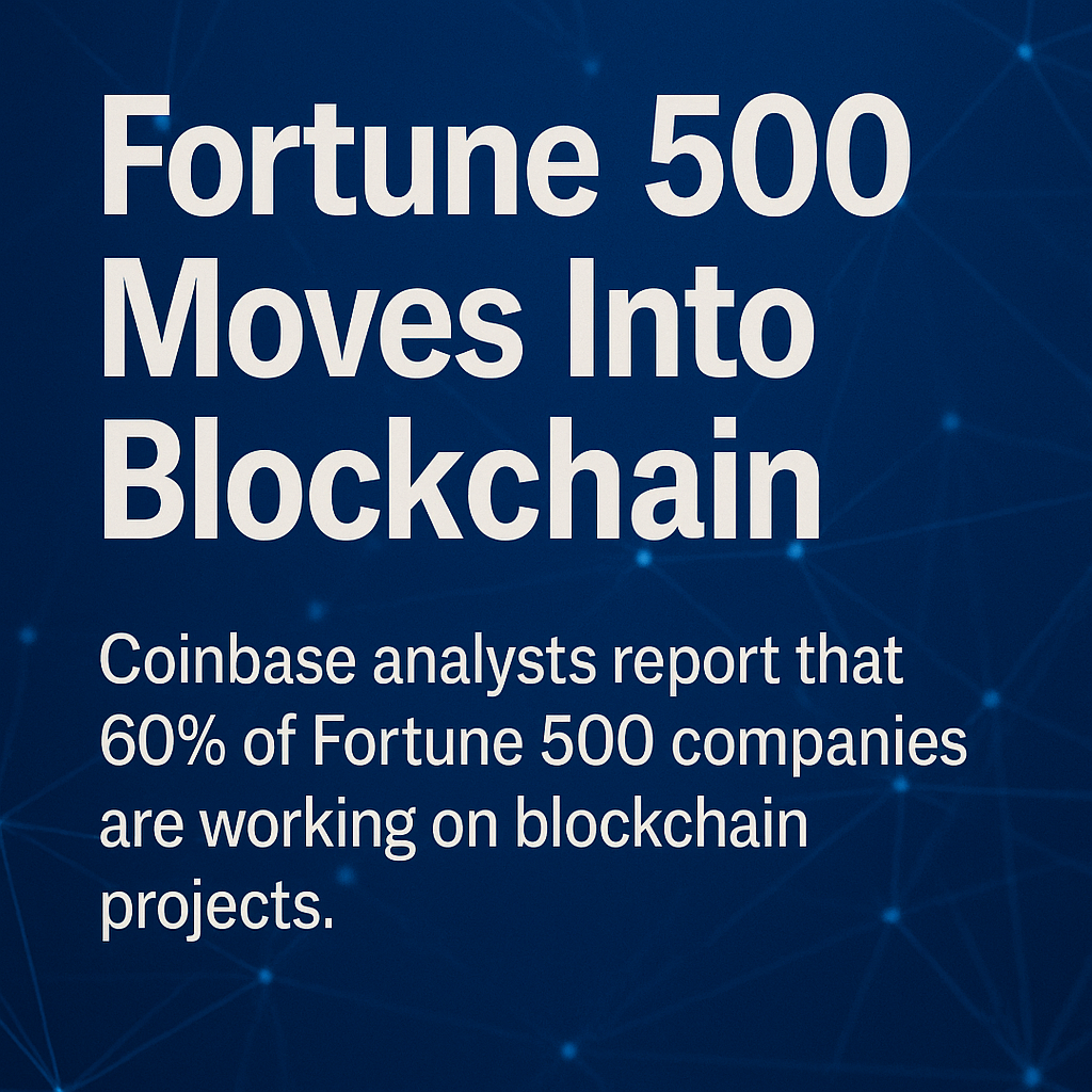 60% гигантов Fortune 500 внедряют блокчейн