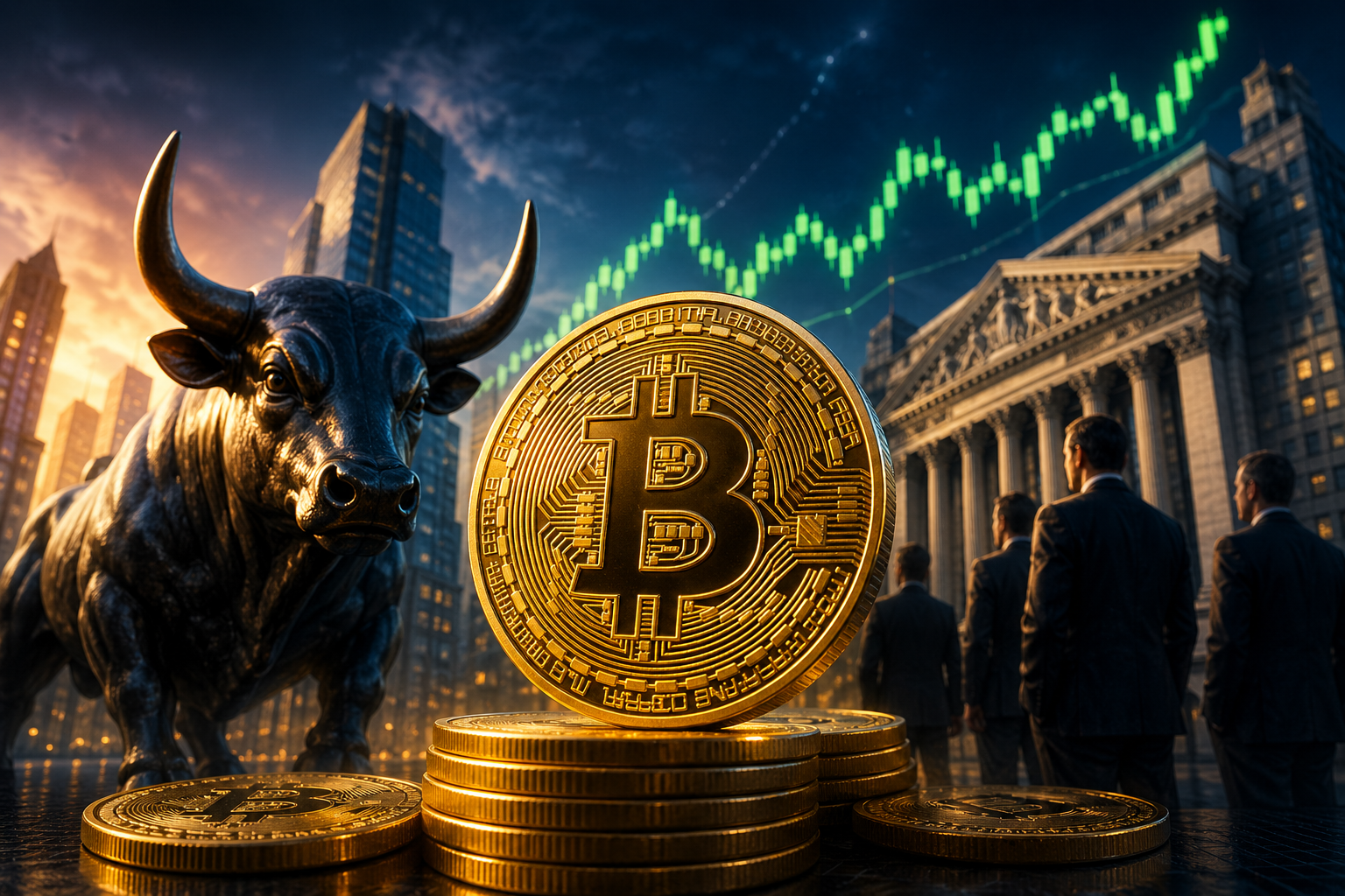 Биткоин удерживается выше $70,000 на фоне роста институционального спроса